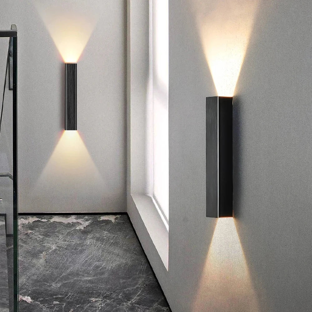12W 18W LED Indoor Wall Lamp Modern Aluminum Home Lighting Sconces Bedroom Living Room Aisle Corridor Decoration LED Wall Light